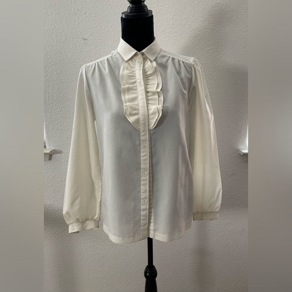 Vinatge fire islander button up blouse 14 (M)